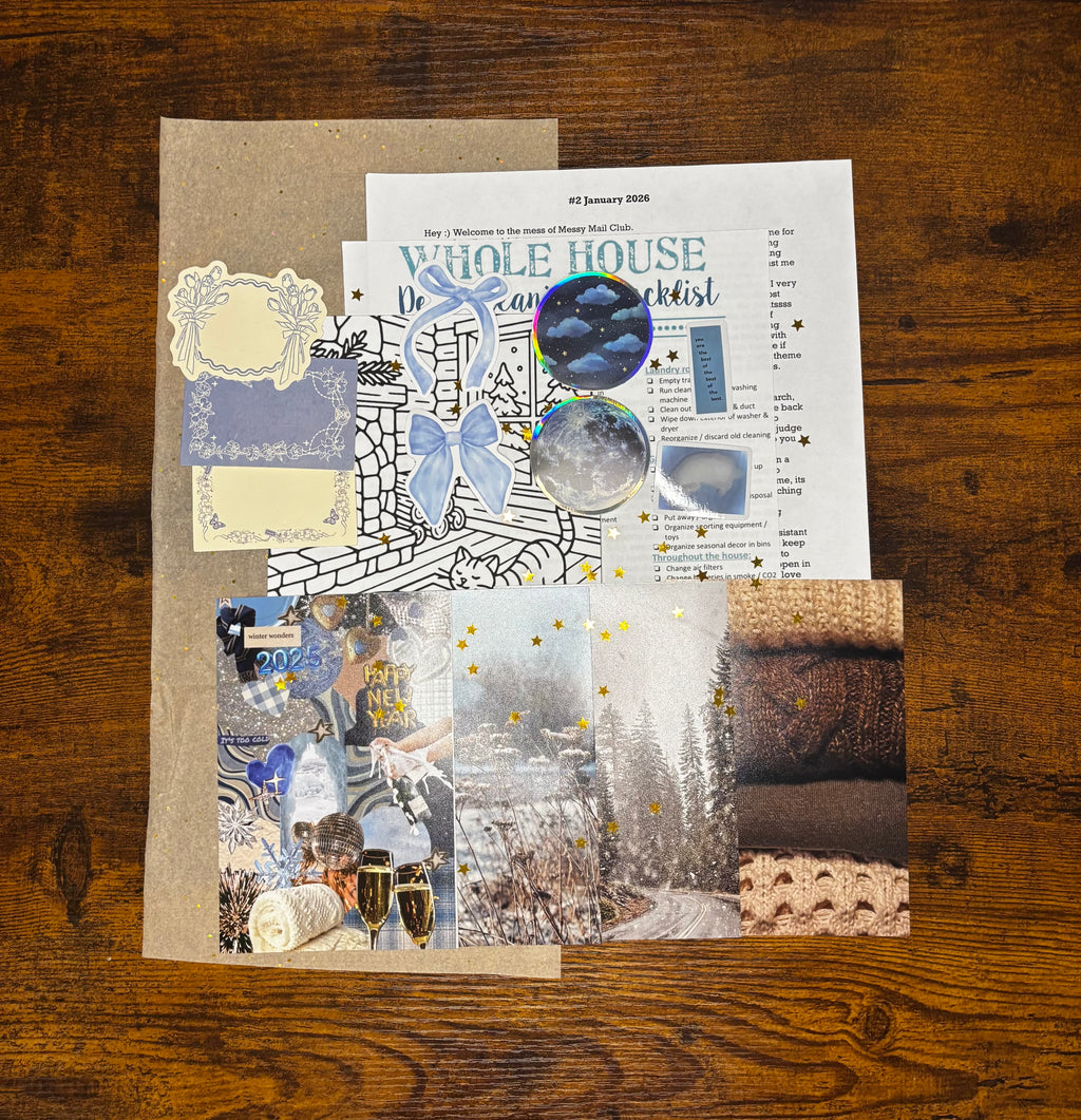 Messy Mail Club - Medium Mailer - 3 Month Subscription