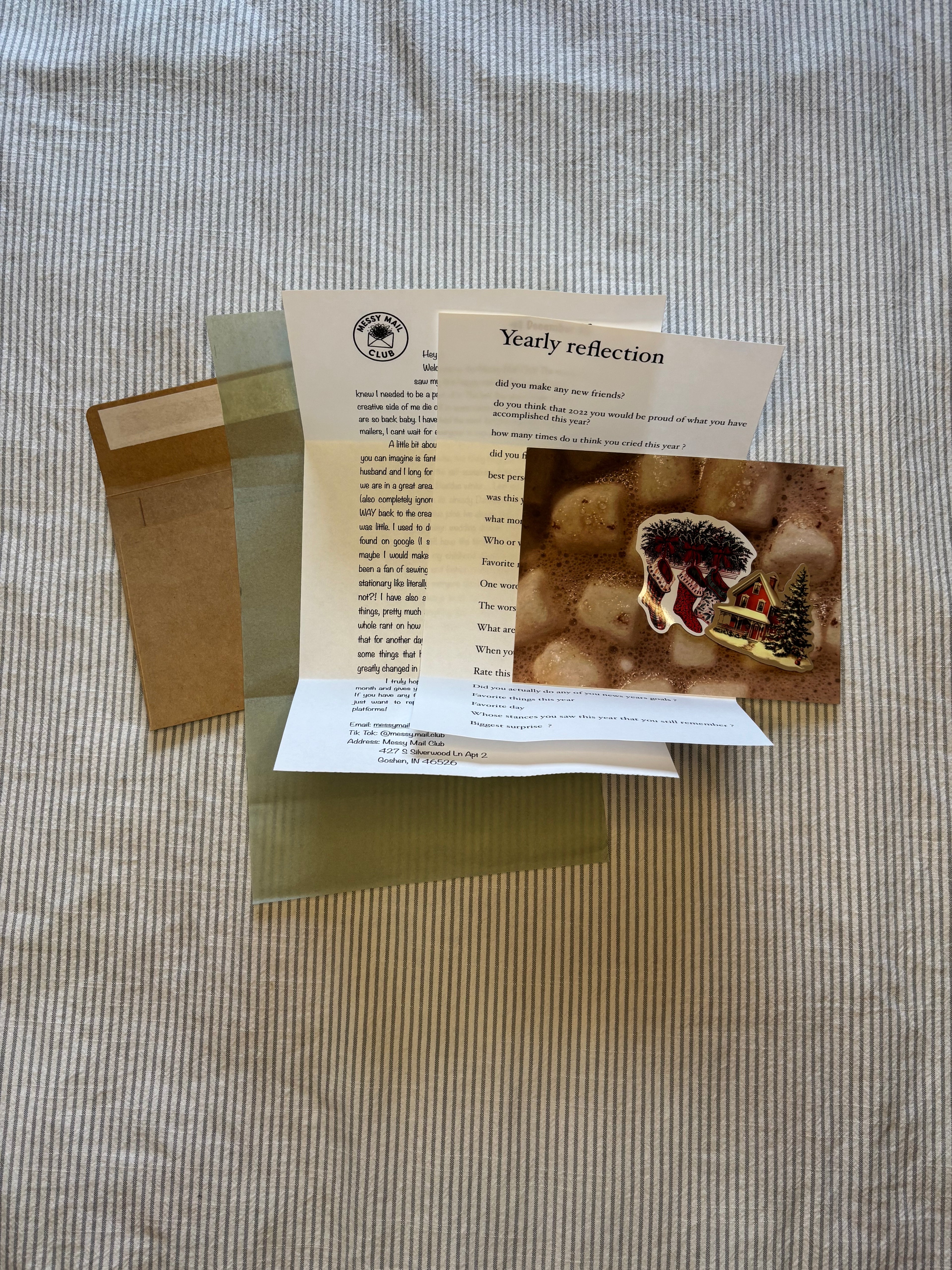 Messy Mail Club - 12 Month Subscription - Basic Mailer